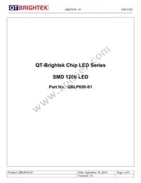 QBLP650-S1 Datasheet Cover