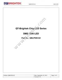 QBLP650-S2 Datasheet Cover