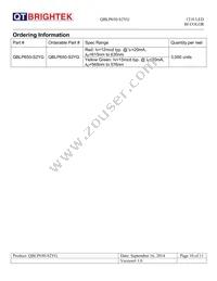 QBLP650-S2YG Datasheet Page 10