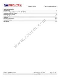 QBLP651-IW Datasheet Page 2
