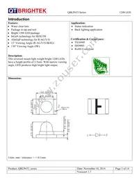 QBLP653-IW Datasheet Page 3