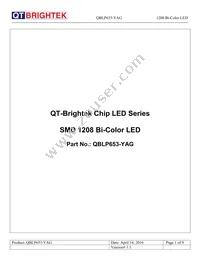 QBLP653-YAG Datasheet Cover