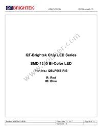 QBLP655-RIB Datasheet Cover