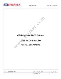 QBLP670-IR2 Datasheet Cover