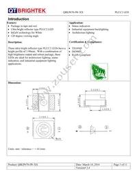 QBLP670-IW-NW Datasheet Page 3