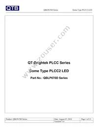 QBLP670D-IB Datasheet Cover