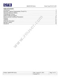 QBLP670D-IB Datasheet Page 2