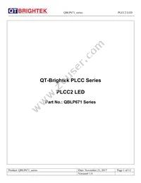 QBLP671E-IG Datasheet Cover