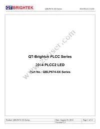 QBLP674-Y Datasheet Cover