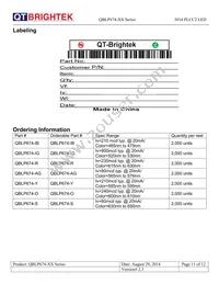 QBLP674-Y Datasheet Page 11