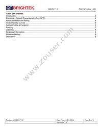 QBLP677-Y Datasheet Page 2