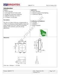 QBLP677-Y Datasheet Page 3