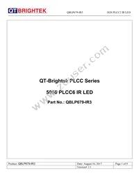 QBLP679-IR3 Datasheet Cover