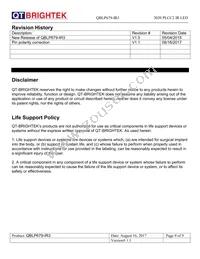 QBLP679-IR3 Datasheet Page 9