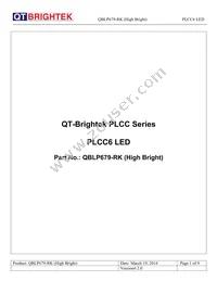 QBLP679-RK (HIGH BRIGHT) Datasheet Cover