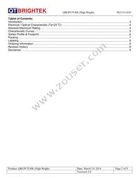 QBLP679-RK (HIGH BRIGHT) Datasheet Page 2