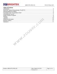 QBLP679E-IWK-CW Datasheet Page 2