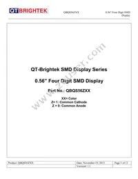 QBQS560AG Datasheet Cover