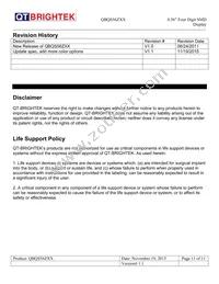 QBQS560AG Datasheet Page 11