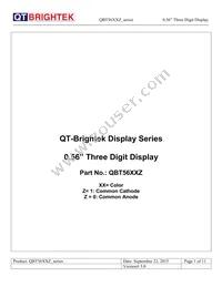 QBT56IB1 Datasheet Cover