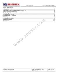 QBTS400R Datasheet Page 2