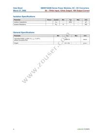 QBW018A0B71-H Datasheet Page 4
