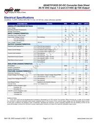 QD48T012025-NCB0 Datasheet Page 2