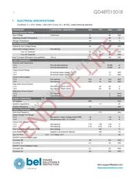 QD48T015018-NCB0G Datasheet Page 2