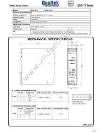 QDG-75-24 Datasheet Page 2