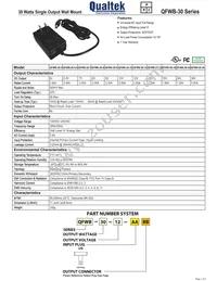 QFWB-30-5-US01 Datasheet Cover