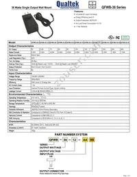 QFWB-36-12-US01 Datasheet Cover