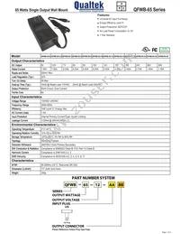 QFWB-65-12-US01 Datasheet Cover