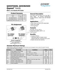 QH03BZ600 Datasheet Cover