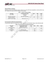 QHS25ZG-NT Datasheet Page 2