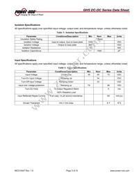 QHS25ZG-NT Datasheet Page 3