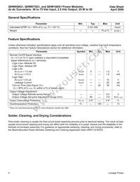 QHW075G71 Datasheet Page 4