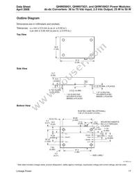 QHW075G71 Datasheet Page 17