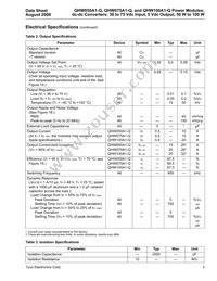 QHW100A1-Q Datasheet Page 3