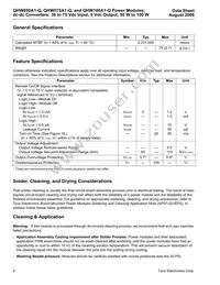 QHW100A1-Q Datasheet Page 4