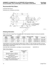 QHW100F1-Q Datasheet Page 18