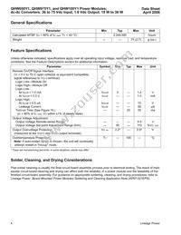 QHW100Y1 Datasheet Page 4