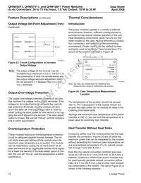 QHW100Y1 Datasheet Page 12