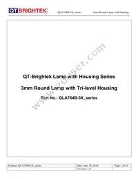 QLA764B-3A Datasheet Cover