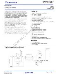 QLX111RIQSR Datasheet Cover