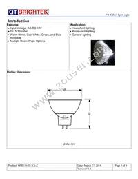 QMR16-05-WW-B Datasheet Page 3