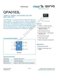 QPA0163L Datasheet Cover