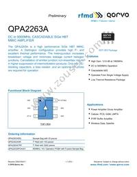 QPA2263A Datasheet Cover