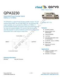 QPA3230 Datasheet Cover