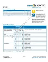 QPA3240 Datasheet Page 2