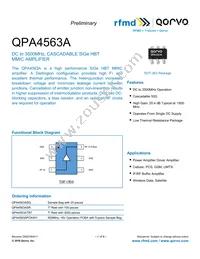 QPA4563A Datasheet Cover
